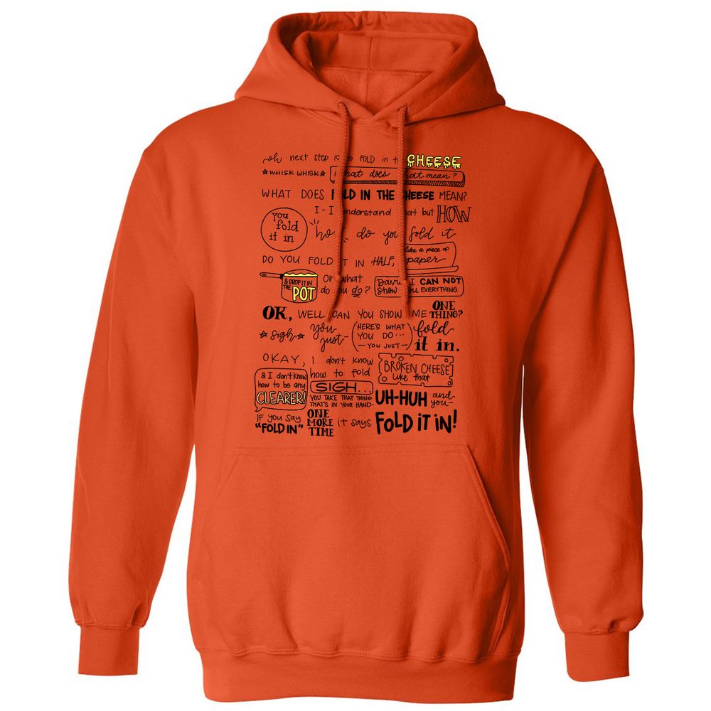 Classic Unisex Hoodie - KWGDBTBA - Orange - 10