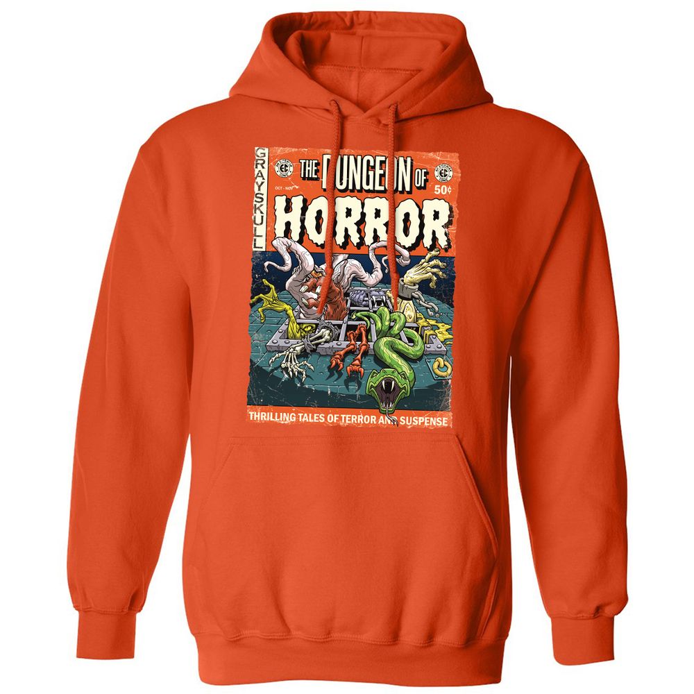 Classic Unisex Hoodie - A64L6JMJ - Orange - 10