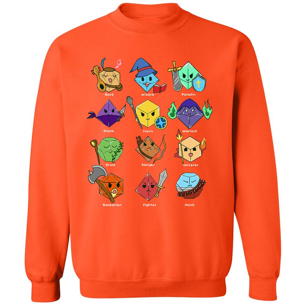 Classic Unisex Sweatshirt - LTE383A8 - Orange - 10