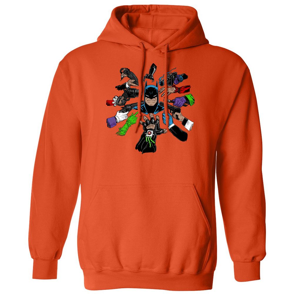 Classic Unisex Hoodie - QN5X163F - Orange - 10