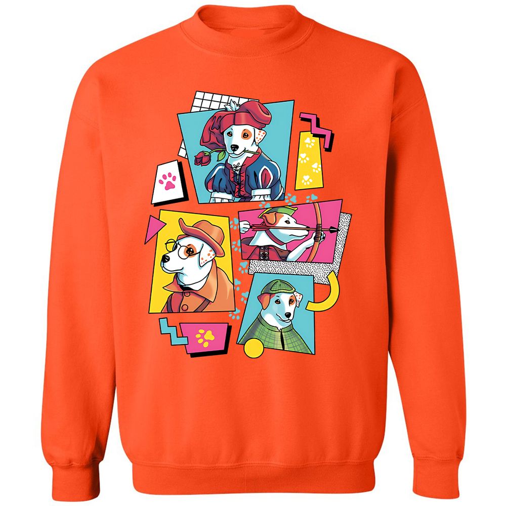 Classic Unisex Sweatshirt - EAQ3HAJQ - Orange - 10