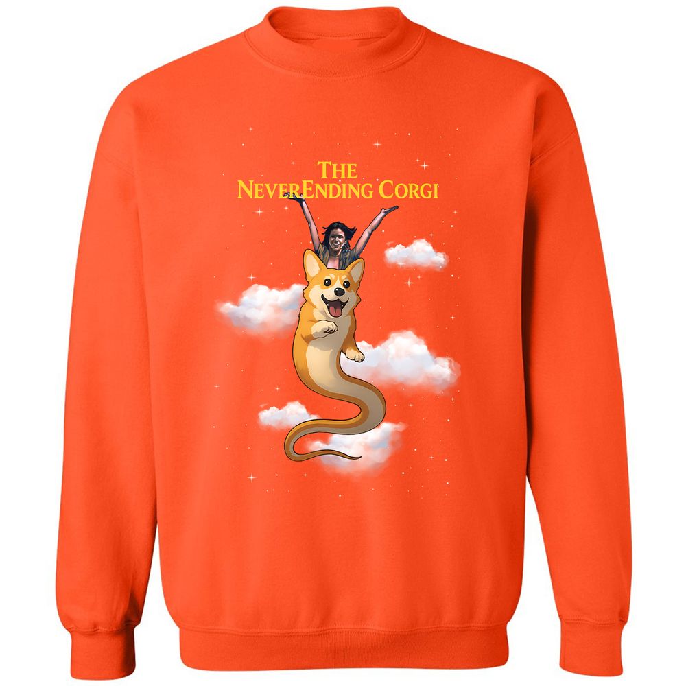 Classic Unisex Sweatshirt - USVG1YFY - Orange - 10