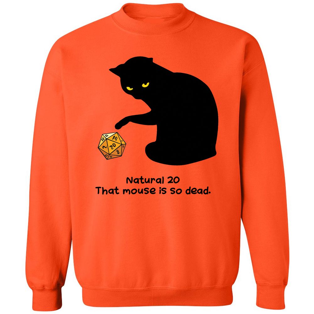 Classic Unisex Sweatshirt - G6YU7NBM - Orange - 10