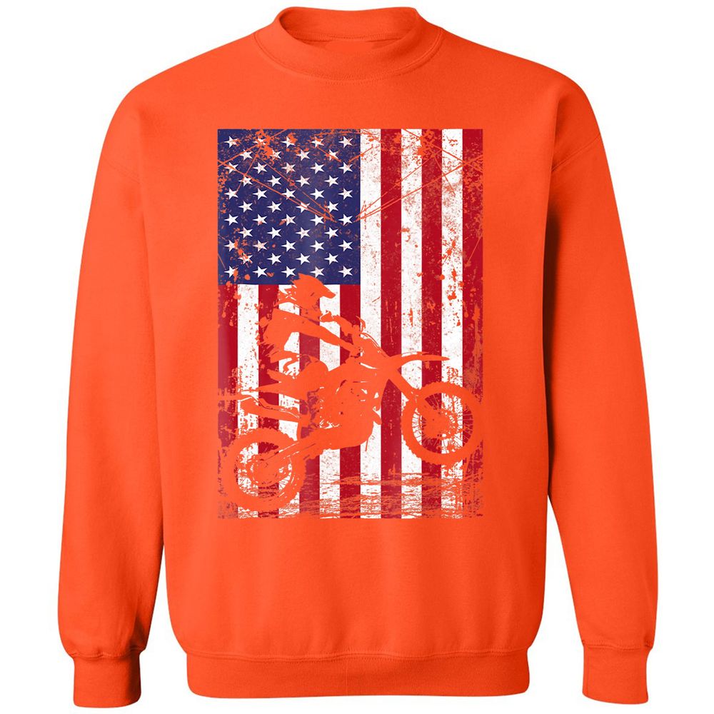 Classic Unisex Sweatshirt - LAE7QP2X - Orange - 10