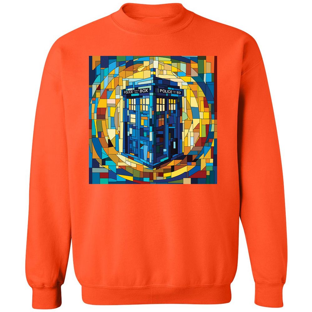 Classic Unisex Sweatshirt - 55FLSZP1 - Orange - 10