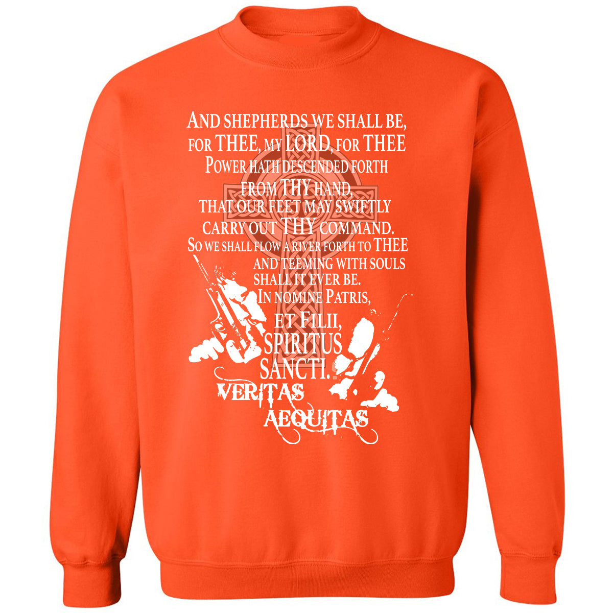 Classic Unisex Sweatshirt - A6XZLAX7 - Orange - 10