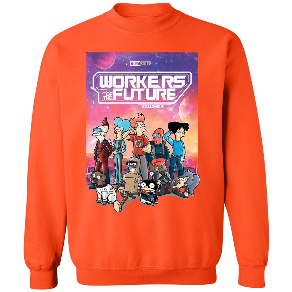 Classic Unisex Sweatshirt - EBXUEAPB - Orange - 10