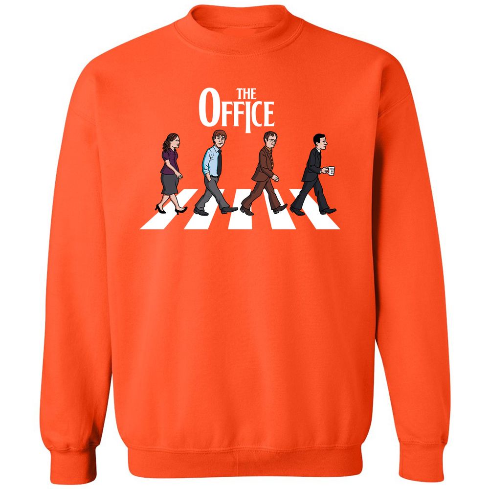 Classic Unisex Sweatshirt - 81VG8Q5U - Orange - 10