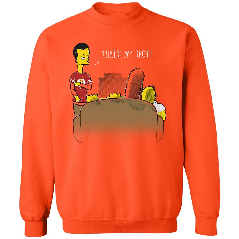 Classic Unisex Sweatshirt - BZZKBFZM - Orange - 10