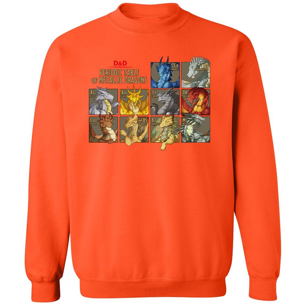Classic Unisex Sweatshirt - 1VHHGBTT - Orange - 10