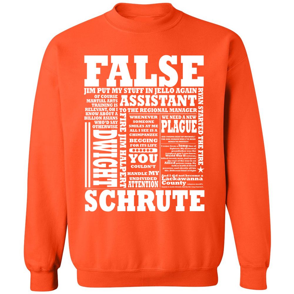 Classic Unisex Sweatshirt - 1X6P8F49 - Orange - 10