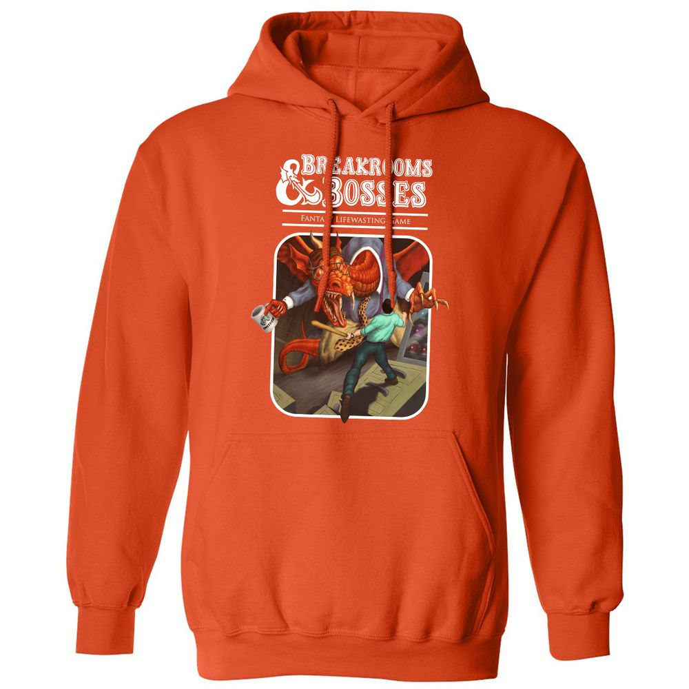 Classic Unisex Hoodie - 6P9D8K5R - Orange - 10