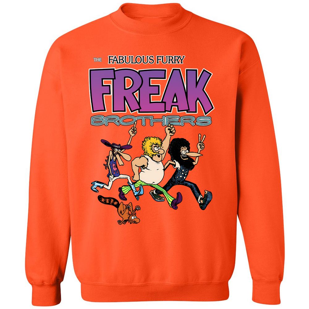 Classic Unisex Sweatshirt - 4HU4JJ8V - Orange - 10