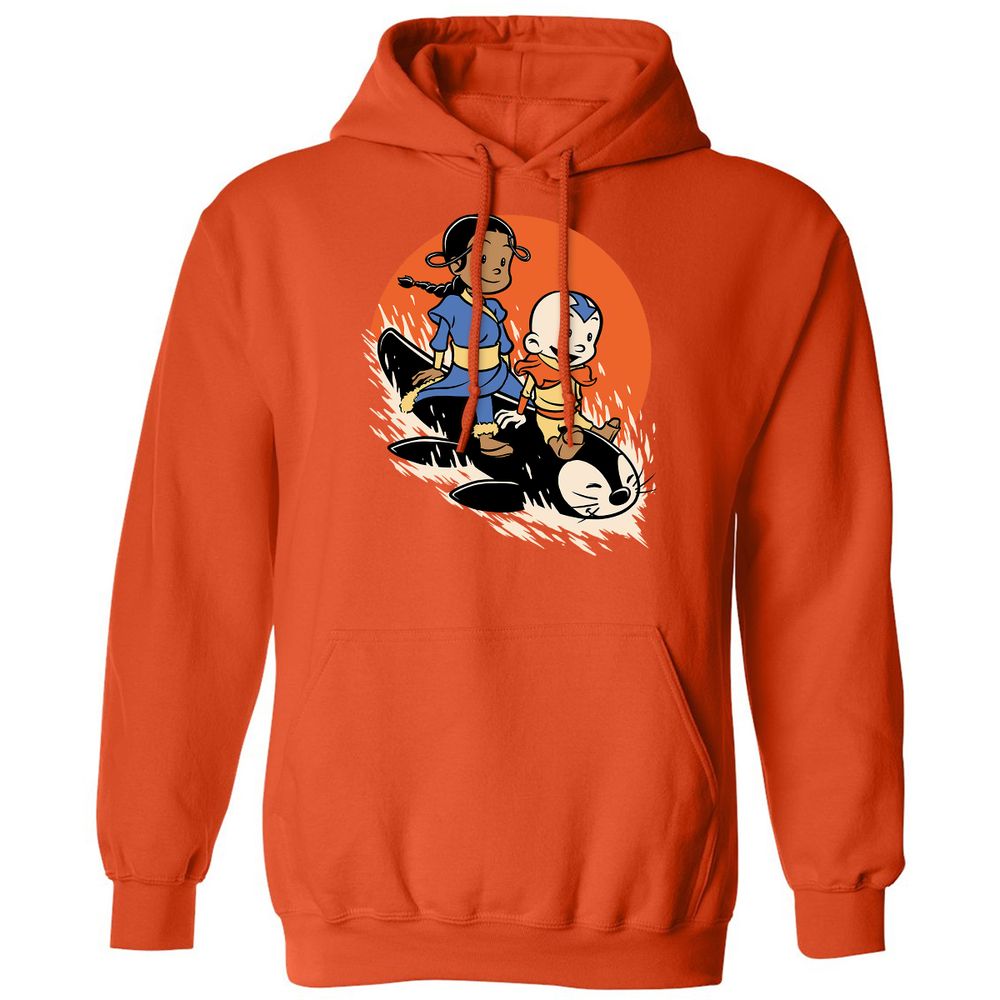Classic Unisex Hoodie - TE9F5URM - Orange - 10