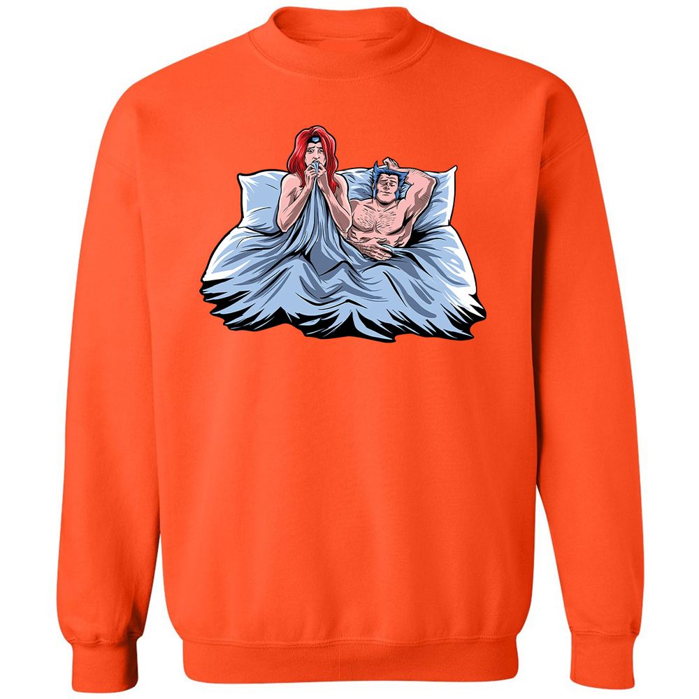 Classic Unisex Sweatshirt - TFTATSUC - Orange - 10