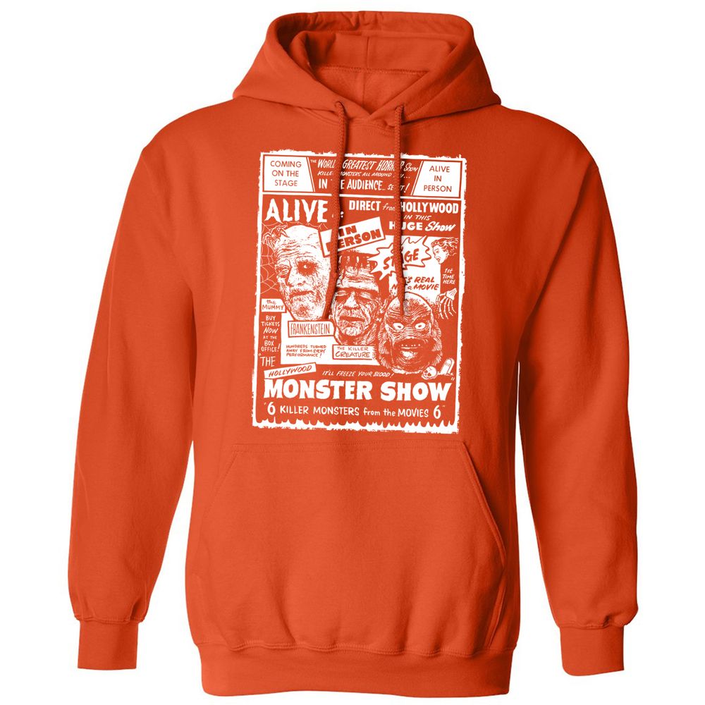 Classic Unisex Hoodie - 56STU2Z2 - Orange - 10