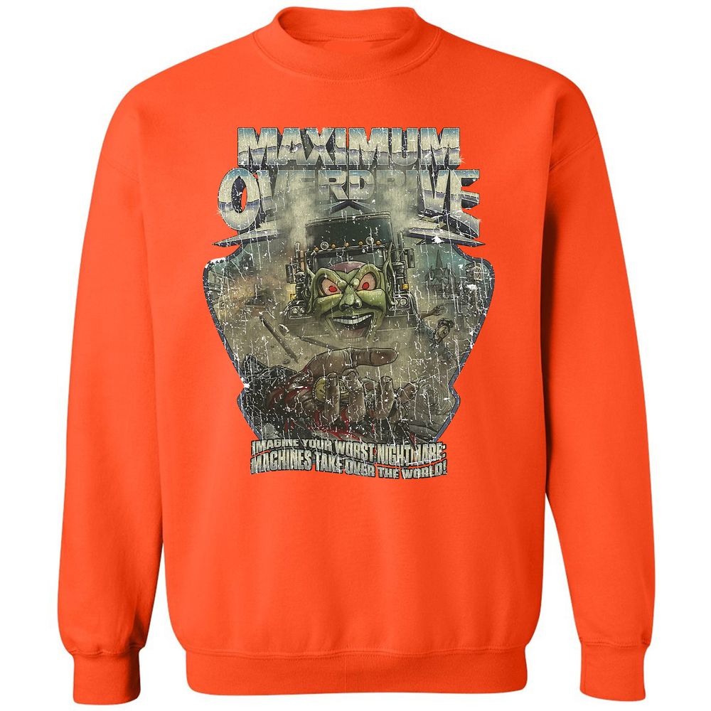 Classic Unisex Sweatshirt - H33BE4ZH - Orange - 10