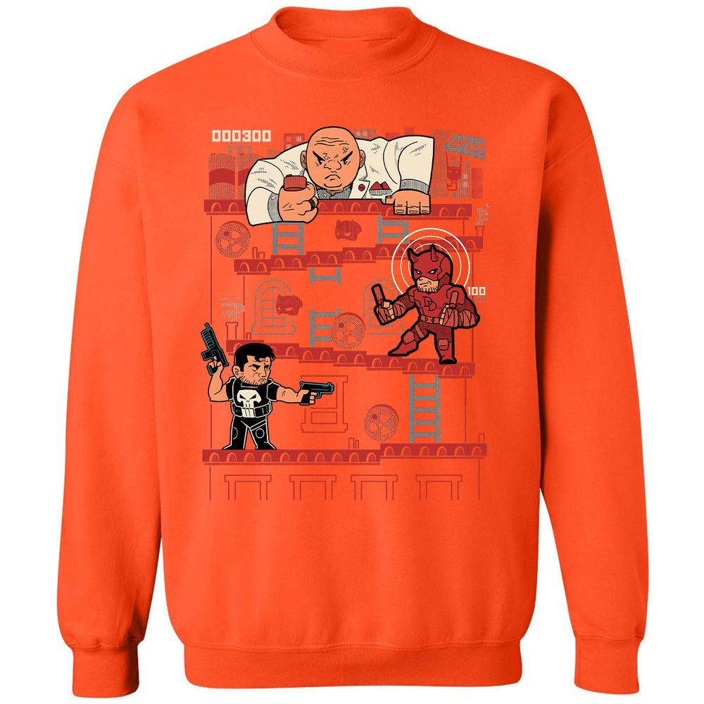 Classic Unisex Sweatshirt - 8CVXQ7X7 - Orange - 10