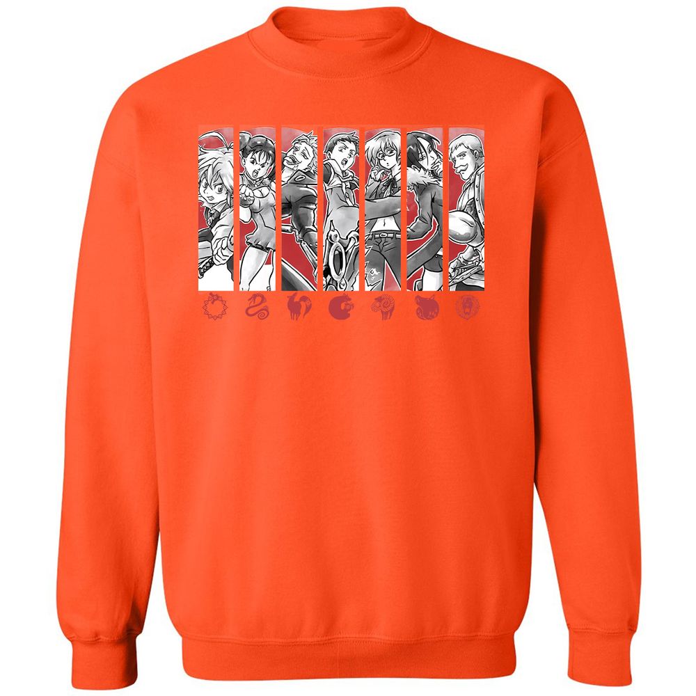 Classic Unisex Sweatshirt - 2KPS8ADF - Orange - 10