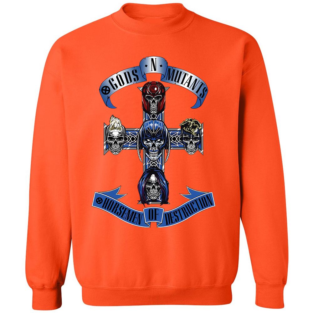 Classic Unisex Sweatshirt - V47QGTG8 - Orange - 10