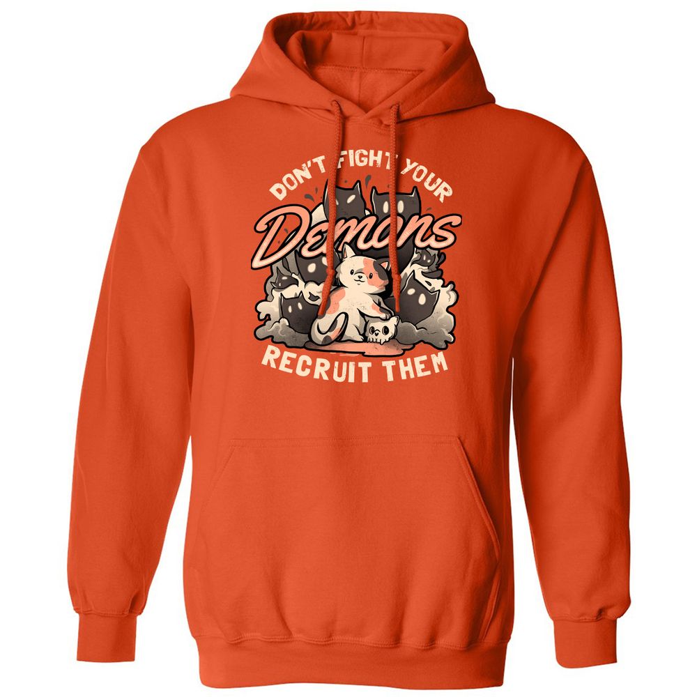 Classic Unisex Hoodie - TZMPX299 - Orange - 10