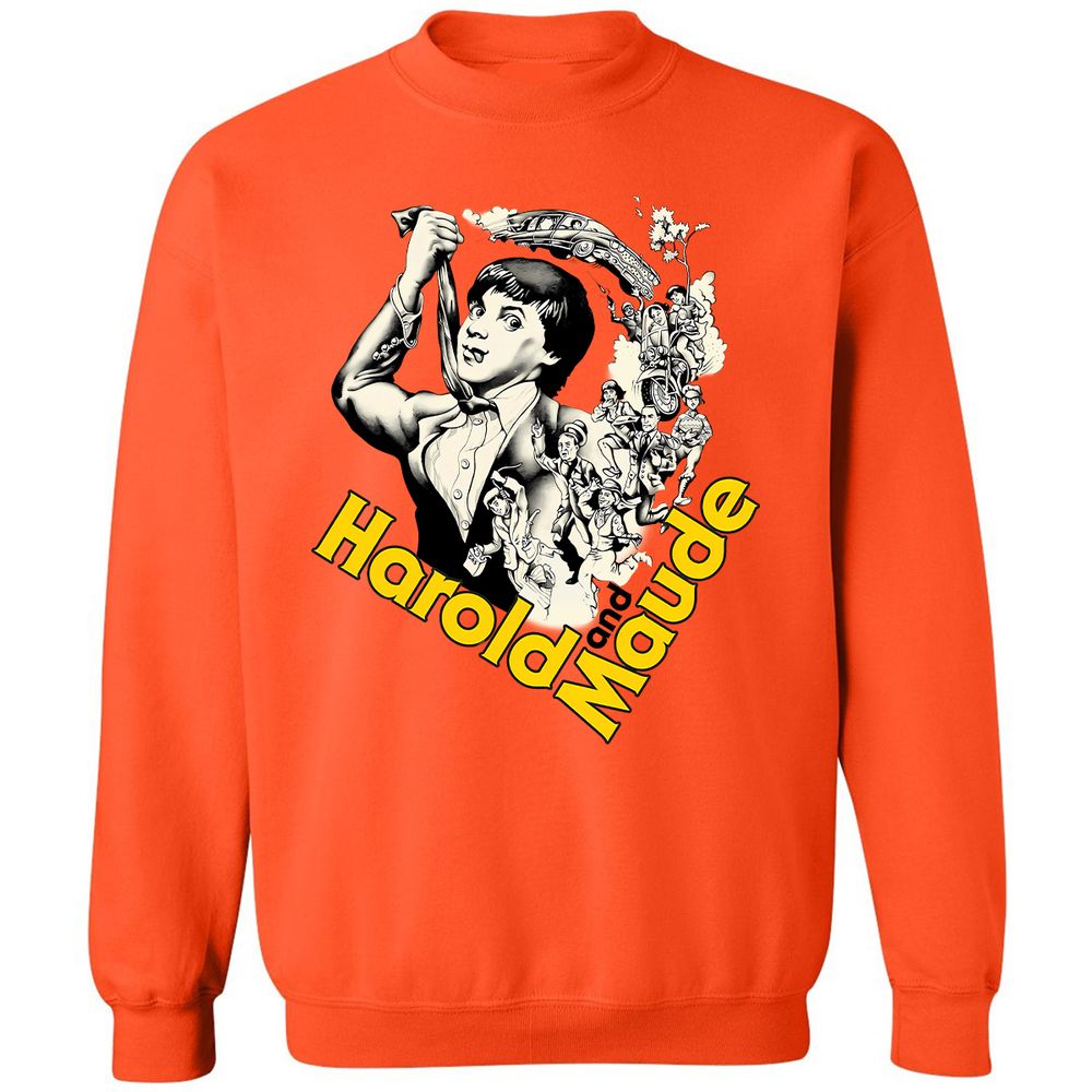 Classic Unisex Sweatshirt - Q8ZWV8F6 - Orange - 10