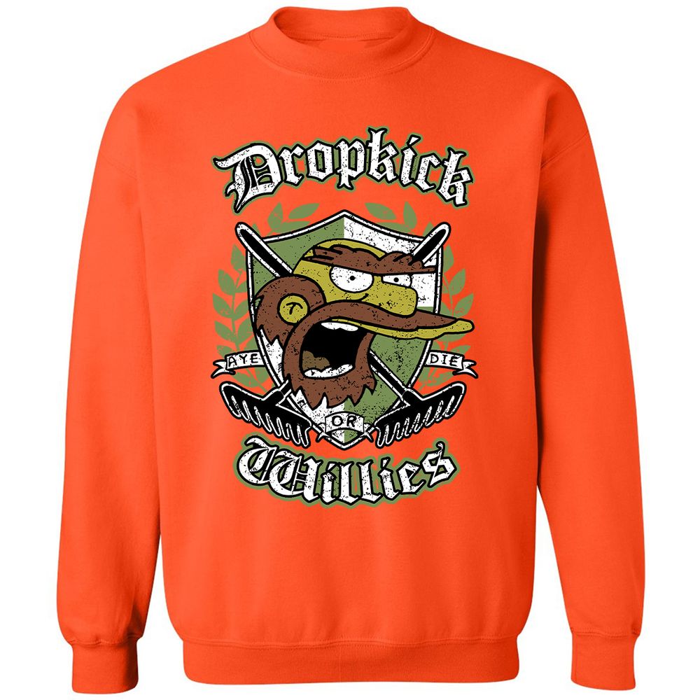 Classic Unisex Sweatshirt - E81WXL9U - Orange - 10