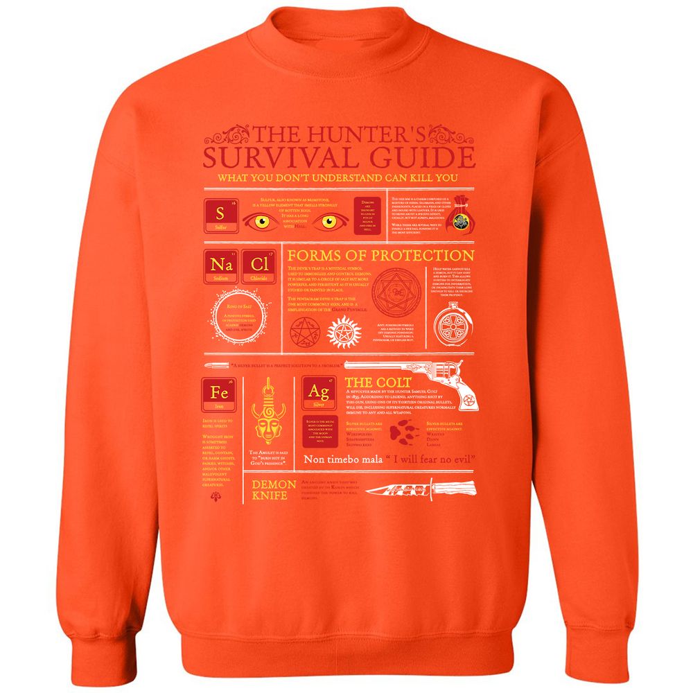 Classic Unisex Sweatshirt - LCVLYRYE - Orange - 10