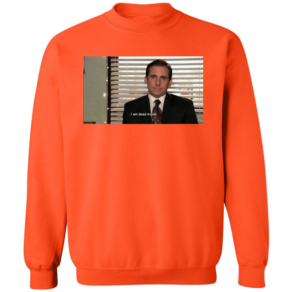 Classic Unisex Sweatshirt - QHM97YT7 - Orange - 10