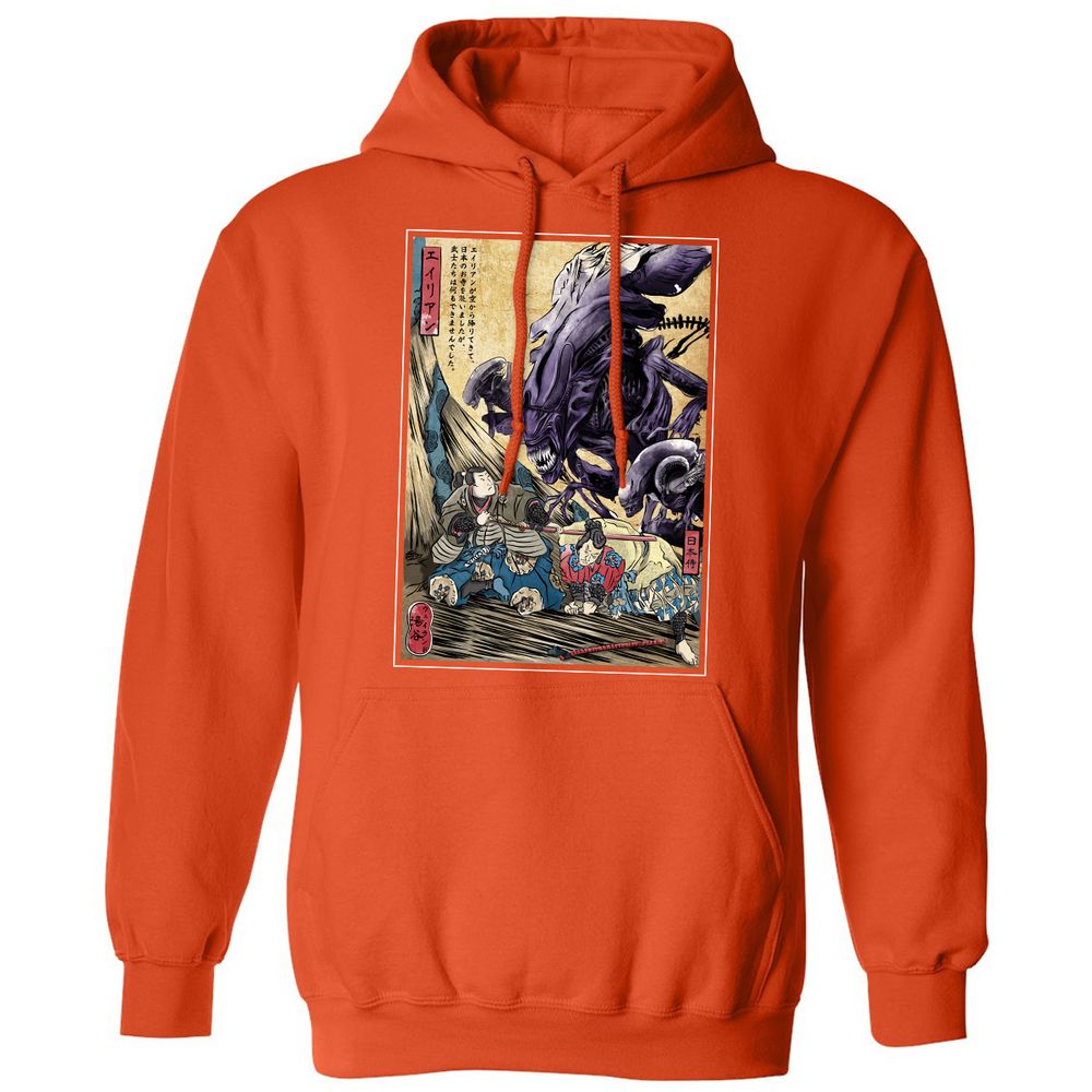 Classic Unisex Hoodie - KKWKTPLH - Orange - 10