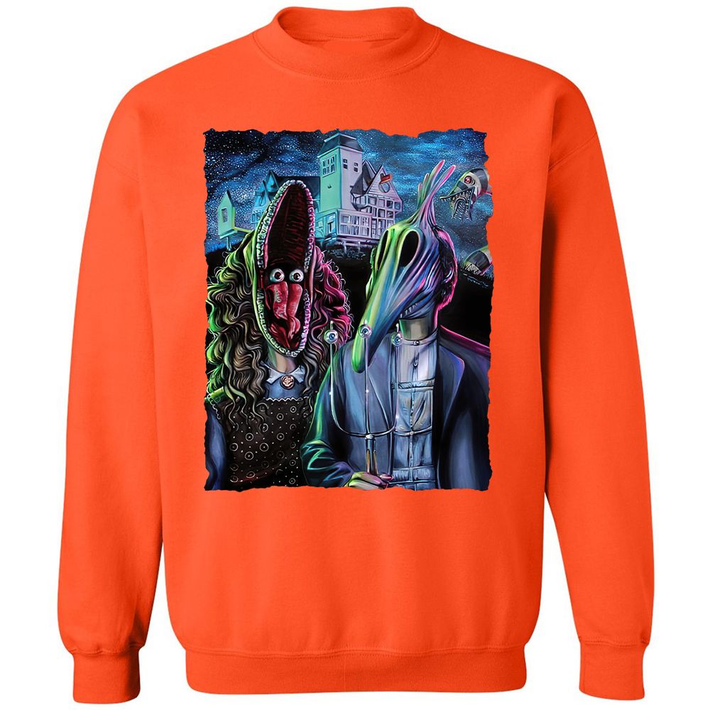 Classic Unisex Sweatshirt - 4PDKESZ8 - Orange - 10