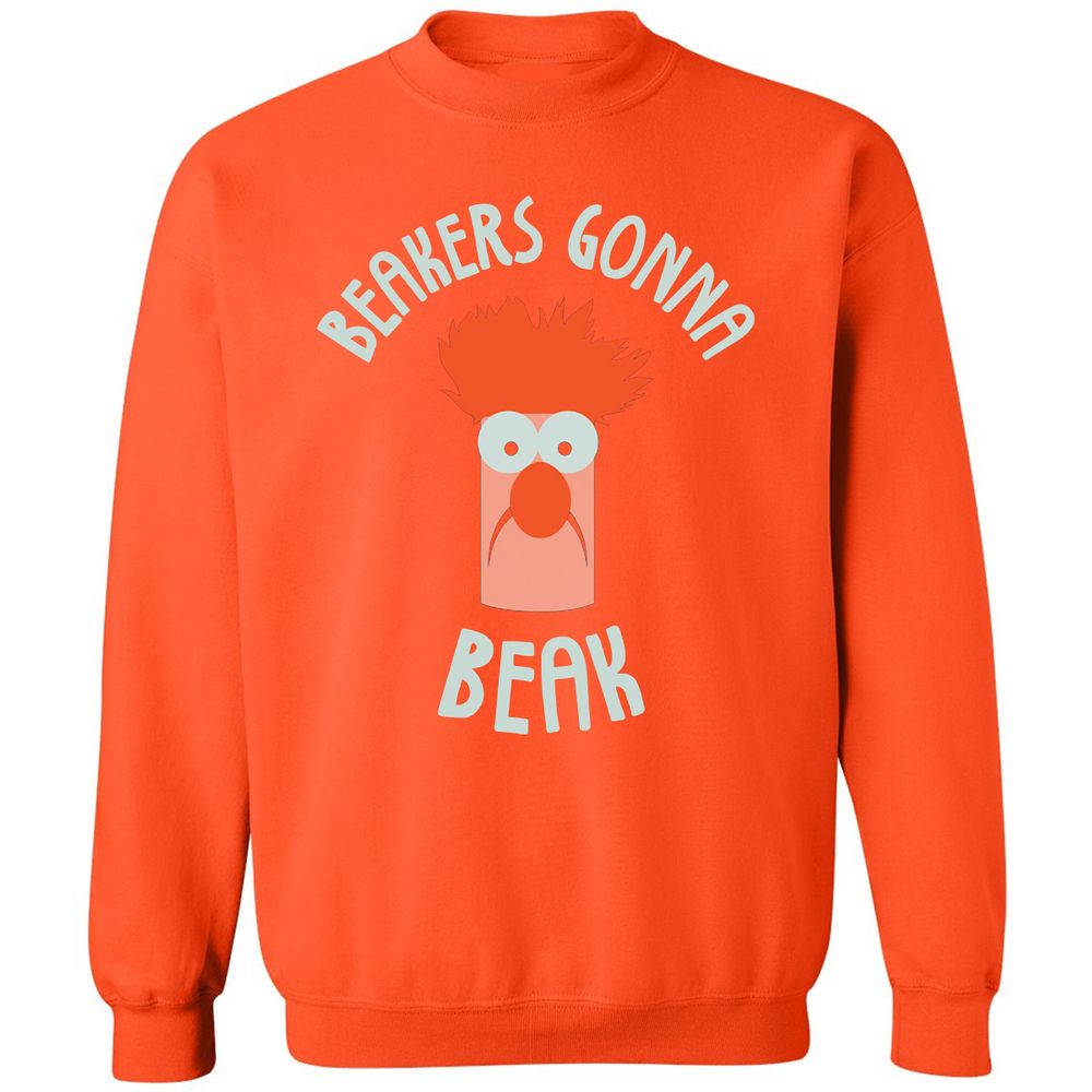 Classic Unisex Sweatshirt - MQSJY749 - Orange - 10