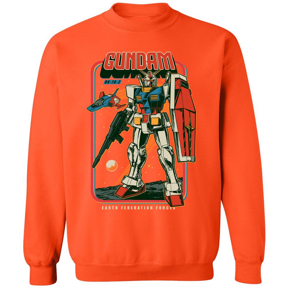 Classic Unisex Sweatshirt - 72HEGFKZ - Orange - 10