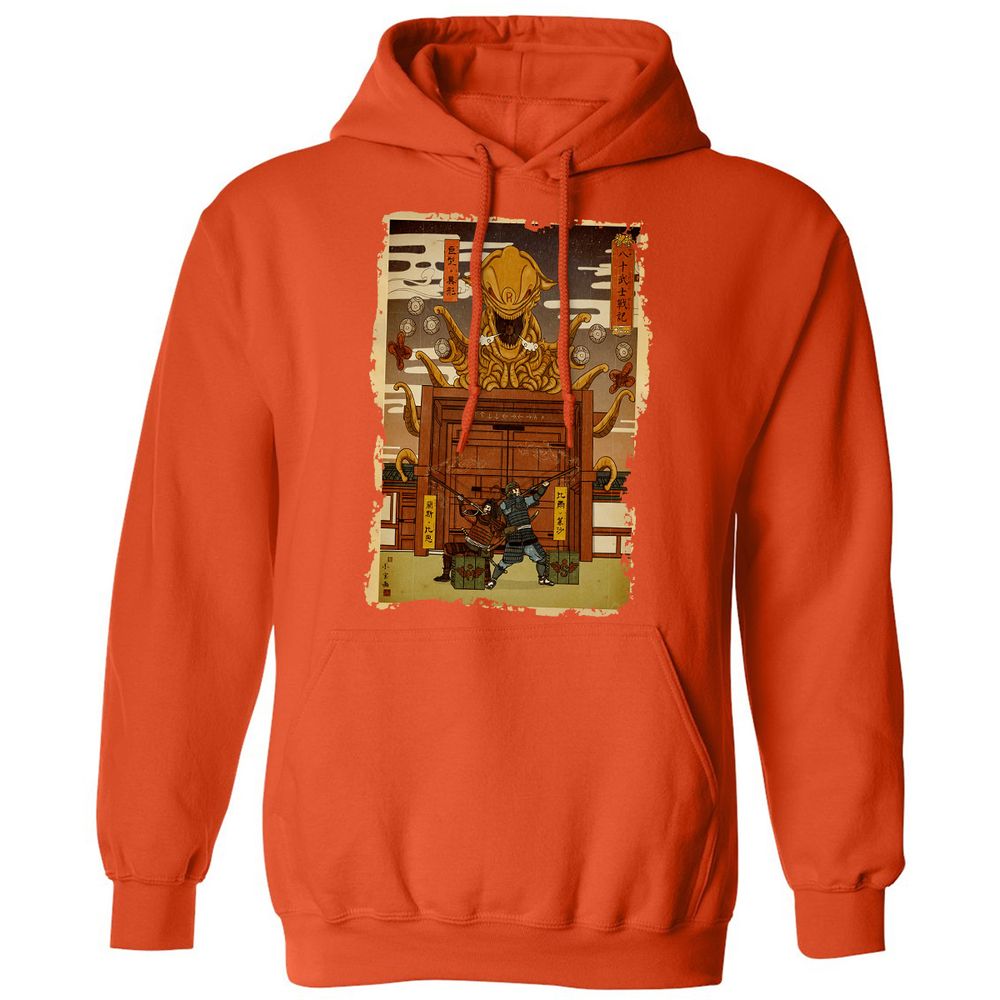 Classic Unisex Hoodie - H8DP4MQD - Orange - 10