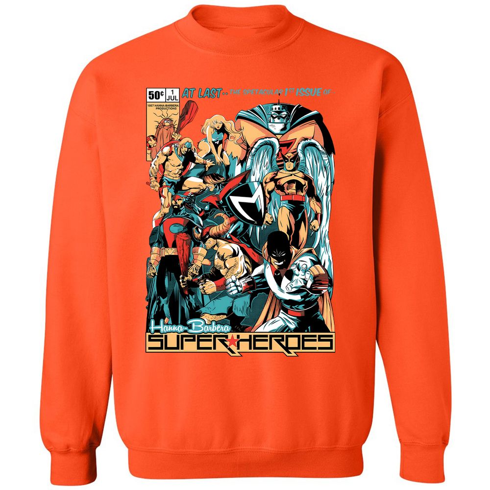 Classic Unisex Sweatshirt - X7M24QCP - Orange - 10