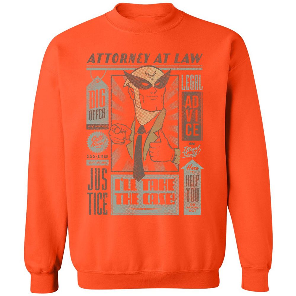 Classic Unisex Sweatshirt - JRXAS86R - Orange - 10