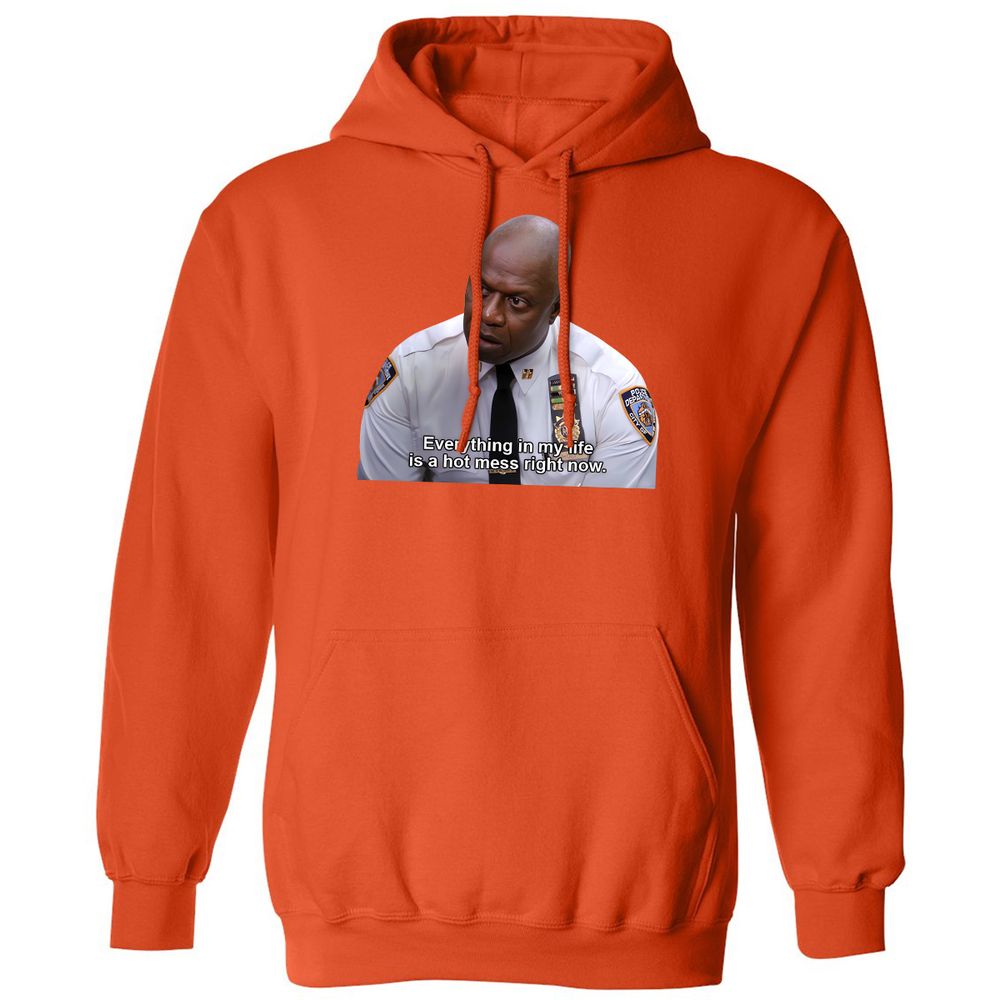 Classic Unisex Hoodie - SLKQNZQH - Orange - 10