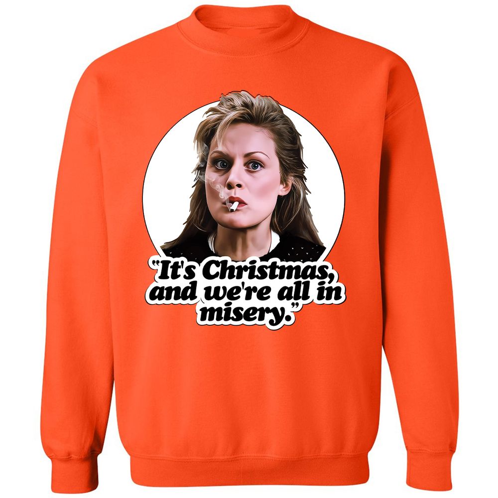 Classic Unisex Sweatshirt - R9EH3F8K - Orange - 10