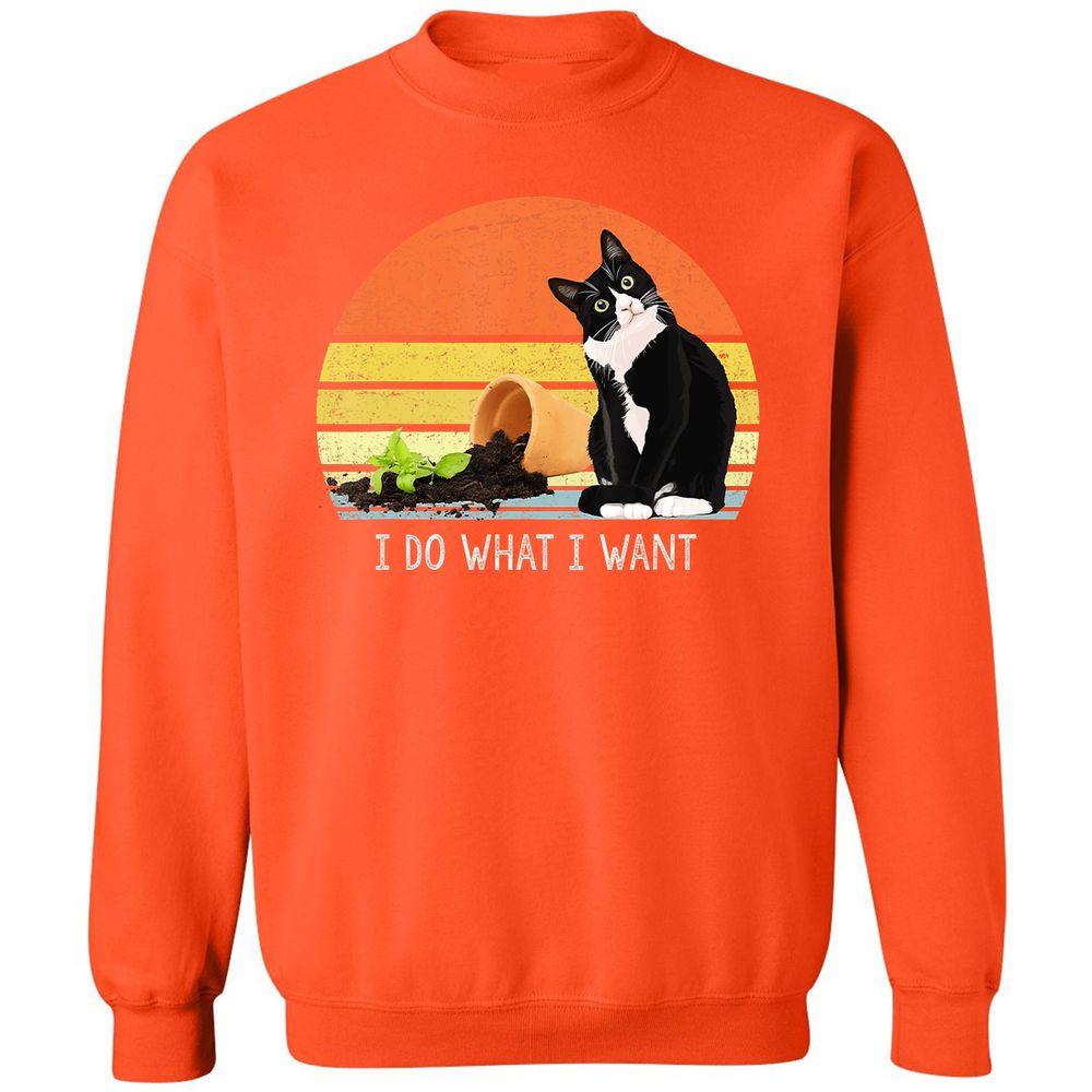 Classic Unisex Sweatshirt - J85LMN1E - Orange - 10
