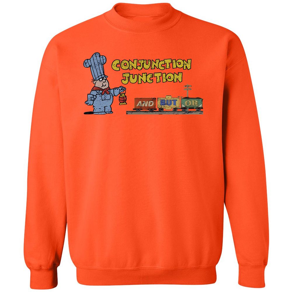 Classic Unisex Sweatshirt - UKSVQ89E - Orange - 10
