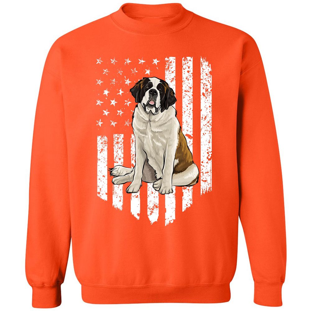 Classic Unisex Sweatshirt - M6DPBX8Q - Orange - 10