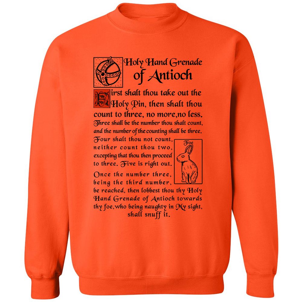 Classic Unisex Sweatshirt - B9MN2KGM - Orange - 10