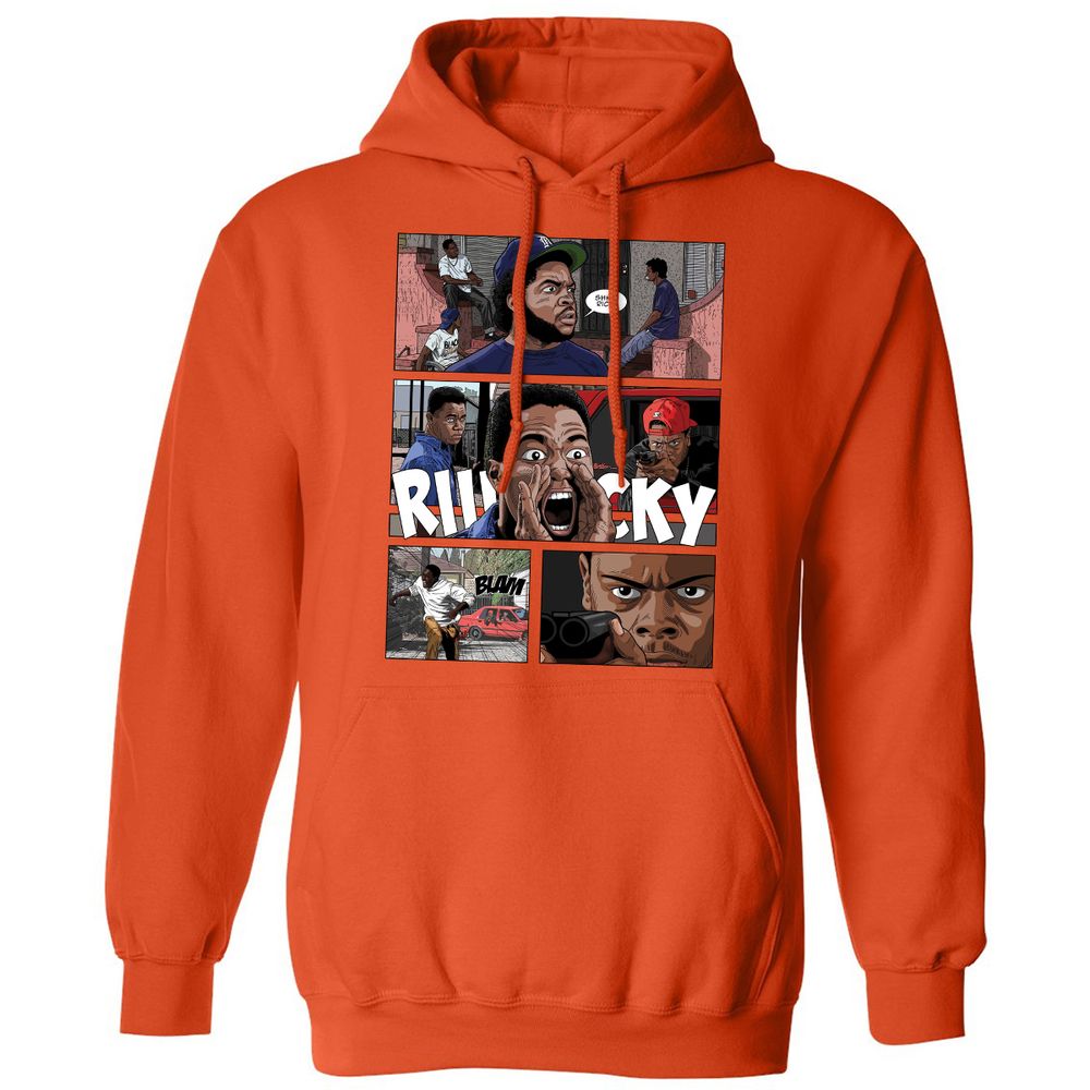 Classic Unisex Hoodie - HV875M1G - Orange - 10