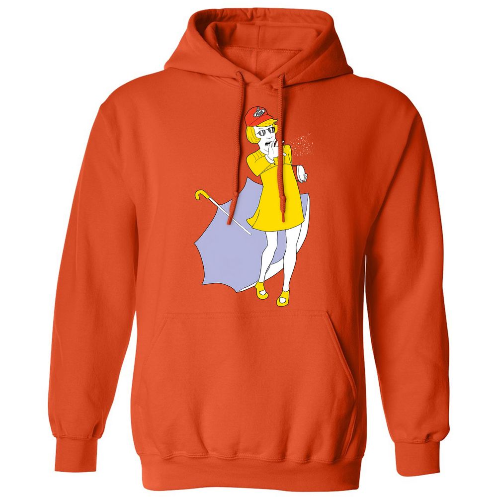 Classic Unisex Hoodie - E85Q4294 - Orange - 10