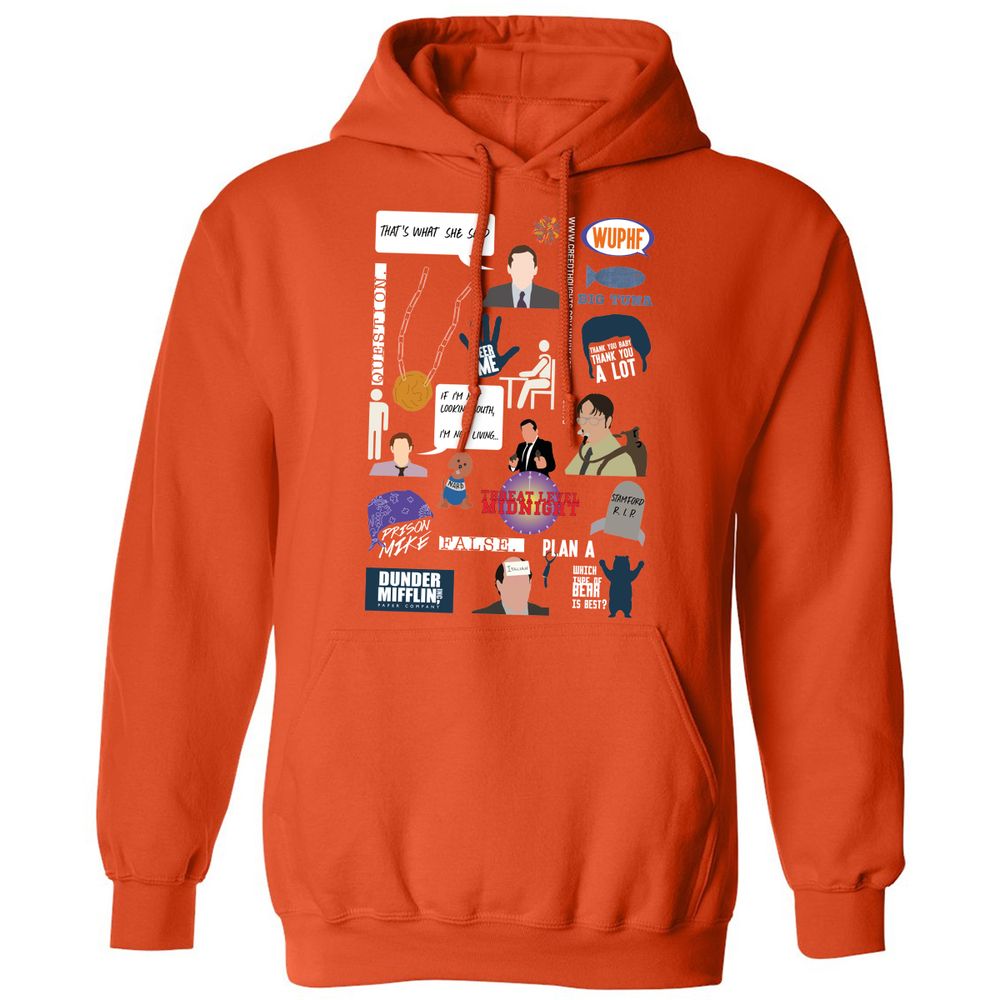 Classic Unisex Hoodie - JLFXA9AG - Orange - 10