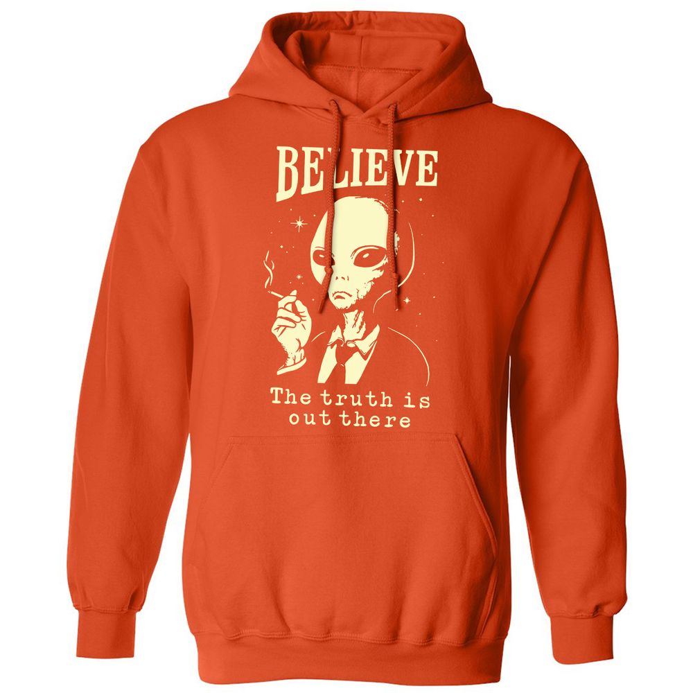 Classic Unisex Hoodie - NTN36CDW - Orange - 10
