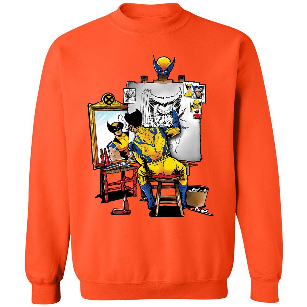 Classic Unisex Sweatshirt - 8WF791JR - Orange - 10