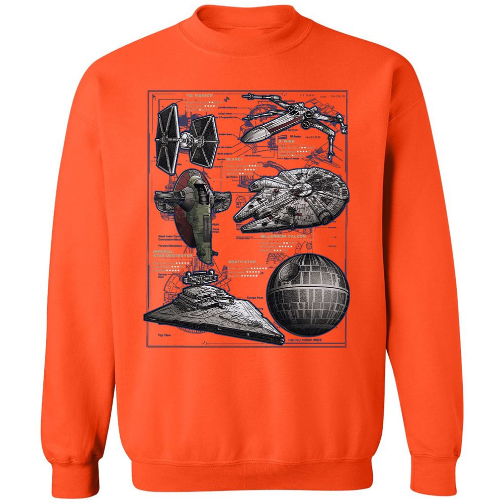 Classic Unisex Sweatshirt - PAE2F5H2 - Orange - 10