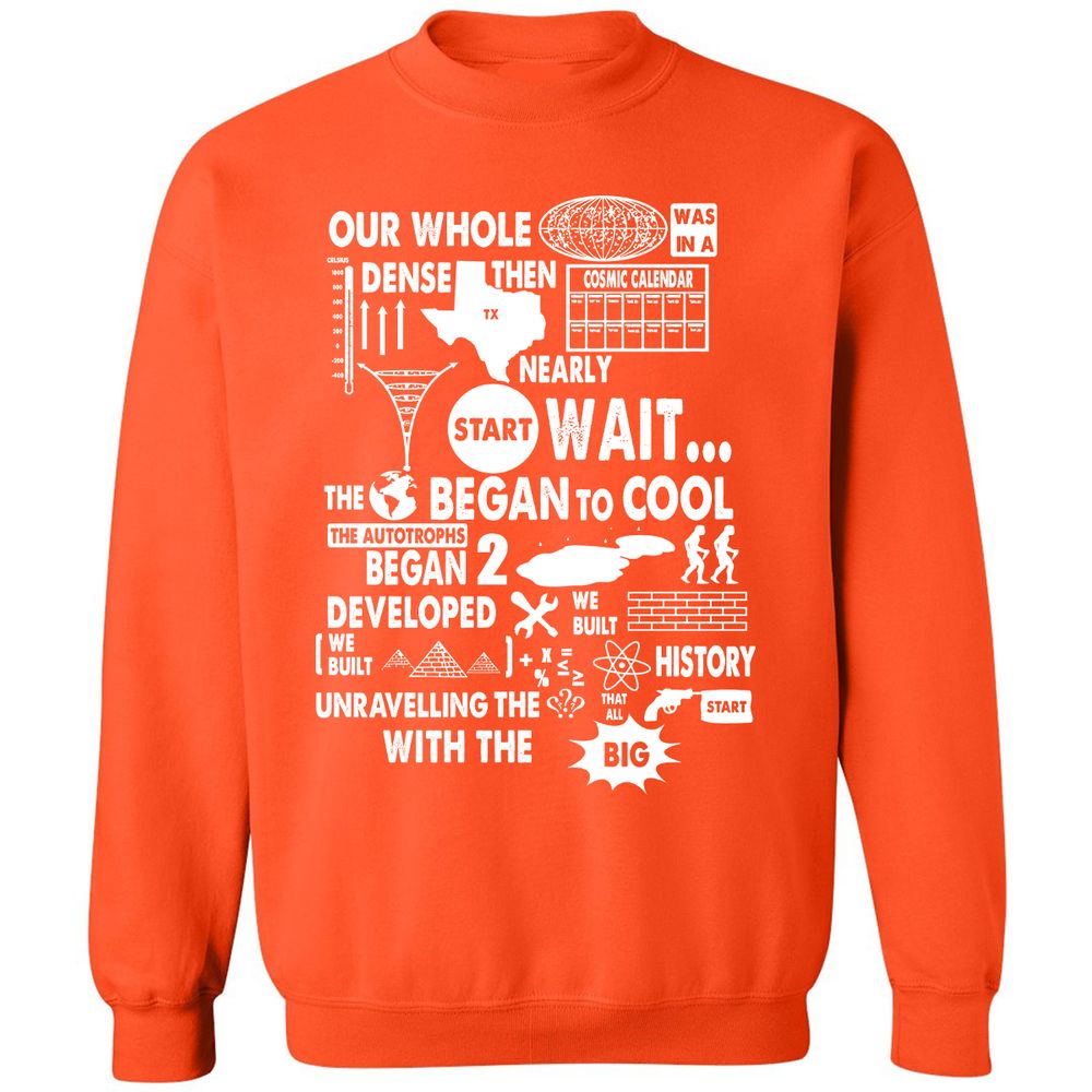 Classic Unisex Sweatshirt - G4WWQDCW - Orange - 10