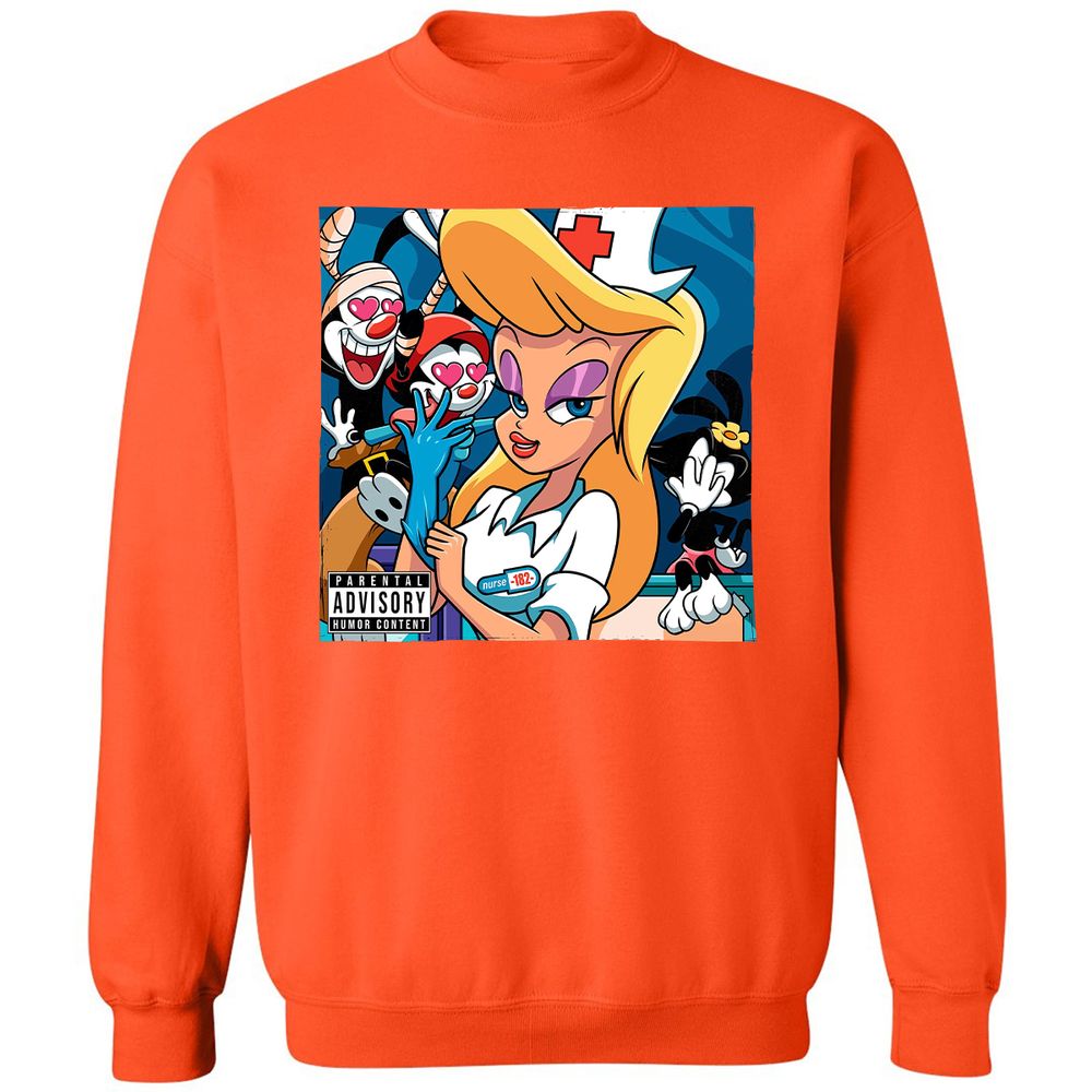 Classic Unisex Sweatshirt - R5LVDKQW - Orange - 10